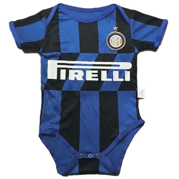 Camiseta Inter Milan 1ª Onesies Niño 2019-2020 Azul Negro